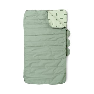 Quilted Kids Slumber Bag Croco Green