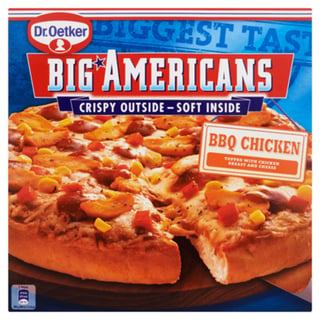 Dr. Oetker Big Americans Pizza BBQ Chicken