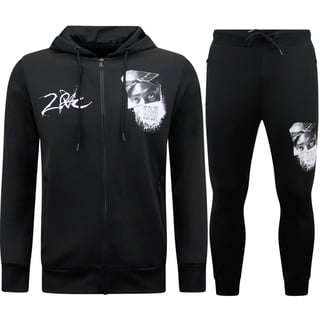 Joggingpak Heren Tupac Shakur - Huispak - 2Pac Trainingspak - 267 - Zwart