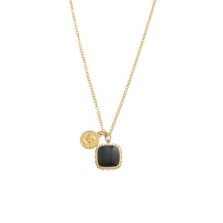 Zara Black Gold plated necklace - OneSize