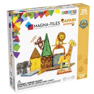 MAGNA-TILES Safari Animals 25 Piece Set