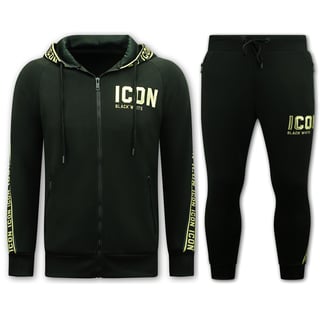 Trainingspakken Heren ICON - Jogging Pak Mannen - 3551 - Zwart