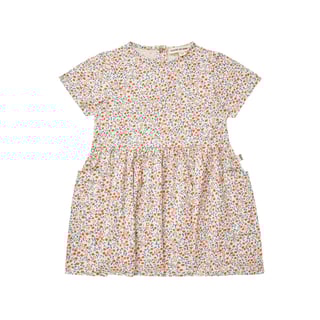 House of Jamie Relaxed Pocket Dress Peach Blush Mini Floral
