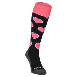 Brabo Socks Hearts Black/ Pink