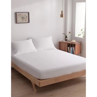 Hoeslaken (topdekmatras) - Coco White / 140 x 200