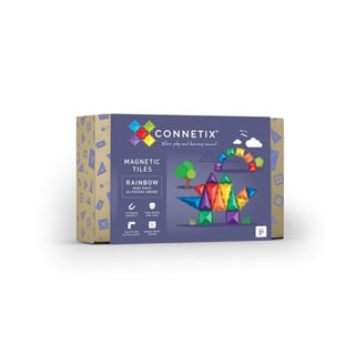 Connetix Magnetic Tiles Rainbow Mini Pack