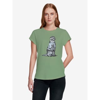 Sk8 Otter T-Shirt - Roll-up (V)