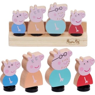Peppa Pig Wooden Family - 4 Figures