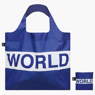 LOQi Folding Bag - World and Sign