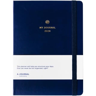 A-Journal 2024 Diary A5 Dark Blue
