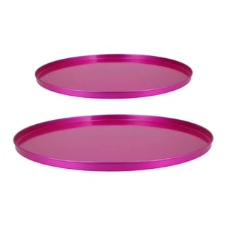 Dienblad Jolly Fuchsia Metaal in 2 Maten