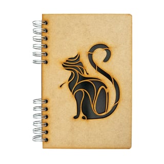 Sustainable journal - Recycled paper - Black Cat