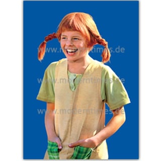 Fotokaart Pippi Ondeugend Aan Het Lachen