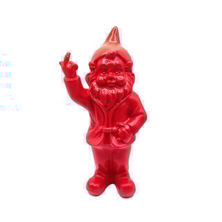 Beeldje Kabouter Fuck You Rood 15cm