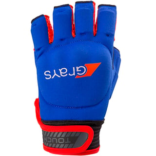 Grays Touch Half Finger Player Glove Navy / Red