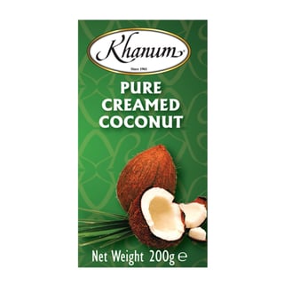 Khanum Pure Creamed Coconut 200G