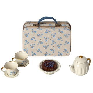 Maileg Koffer 'Afternoon Treat' Blauw