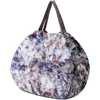 Shupatto Compact Bag - Rocky Valley striped gloss white blue colors