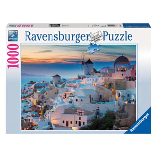 Puzzle 1000st. Avond In Santorini