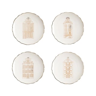 Klevering Kleine Bordjes Grachtpand Set of 4