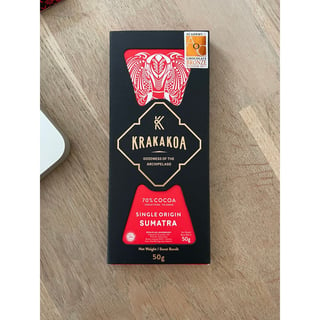 Krakakoa Dark Chocolate Single Origin Sumatra 70 Procent