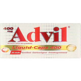 Advil Reliva Forte Liquid Caps 400mg 20st 20