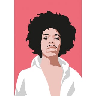 Ansichtkaart Jimi Hendrix