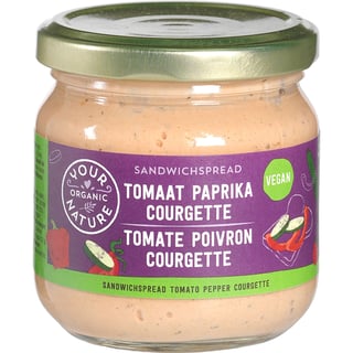 Sandwichspread Tomaat-Paprika-Courgette