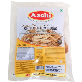 Aachi Chilli Fryums Long 100G
