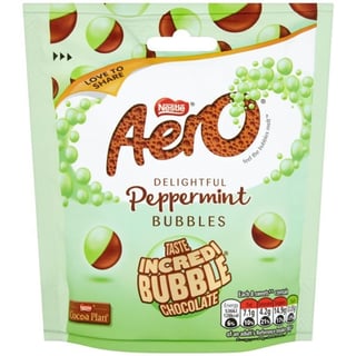 Aero Bubbles Peppermint Hanging Bag 102g