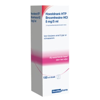 Healthypharm Hoestdrank Broomhexine 8mg/5ml
