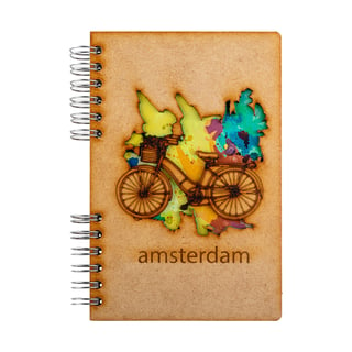 Sustainable 2022-2023 agenda - recycled paper - Amsterdam Bike - Dutch/English