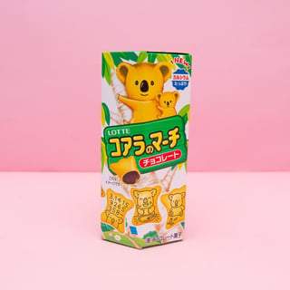 Lotte Koala Shaped Biscuit Filled with Chocolate