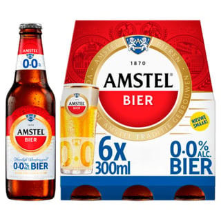 Amstel Pilsener 0.0 Bier Fles 6 X 30cl