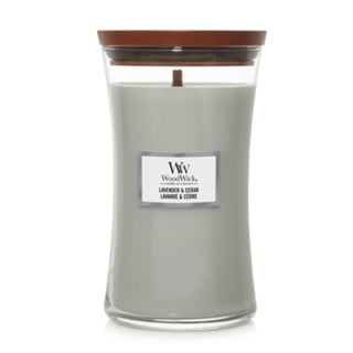 Woodwick Lavender & Cedar Kaars Groot