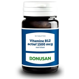 Bonusan Vitamine B12 Actief 1500 Mcg Tabletten 90TB