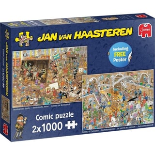 Jan Van Haasteren Puzzel Dagje Museum 2 X 1000 Stukjes