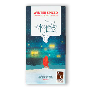 Mesjokke, Limited Winter Spiced Editie, 80gr Nicaragua 72%