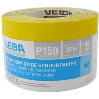 1 Meter Veba Schuurpapier Rol 95Mm Aluminium Oxide P150