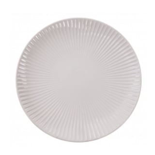 TonoTamaki Plate 28.5x2.6cm Line White 16744 3/18