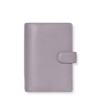 Filofax Leather Organizer Norfolk Personal - Lavender pink