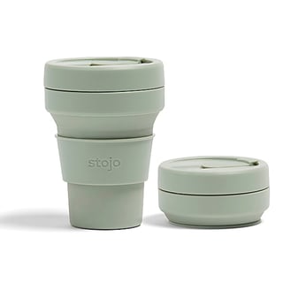 Stojo Collapsible Cup - Sage (355 Ml)