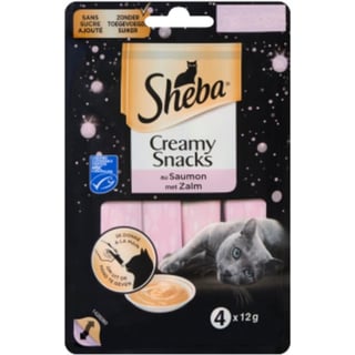 Sheba Creamy Snacks Zalm 12G 4