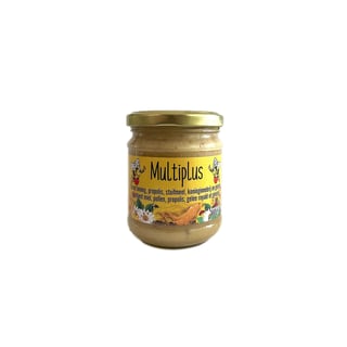 Multiplus (honing, propolis, stuifmeel, koninginnebrij en ginseng) 250g Bijenhof - 250g