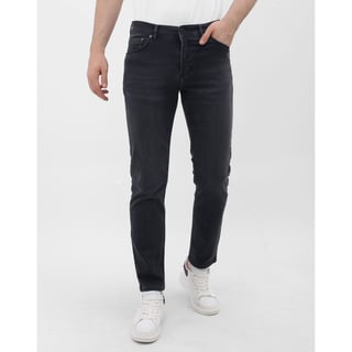Heren Spijkerbroeken Met Elastiek - Regular Fit - MM-R-11 - Grijs