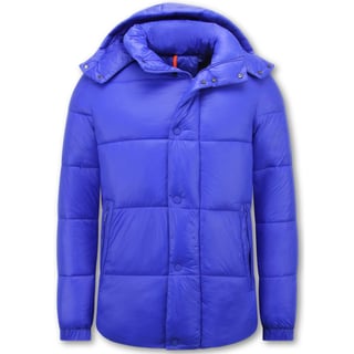 Puffer Jackets Heren - Gewatteerde Jassen Heren - 8055 - Licht Blauw