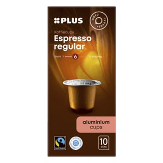 PLUS Koffiecups Espresso Regular Sterkte 6