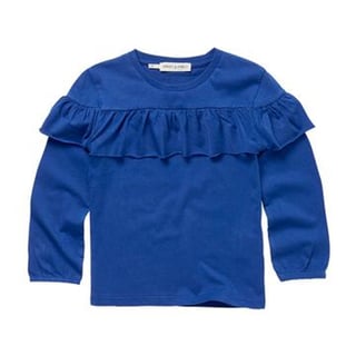 Sproet & Sprout T-Shirt Ruffle Ultra Blue