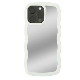 Wavy Mirror Case Beige  Classy, Wavy & Always On Point - 11