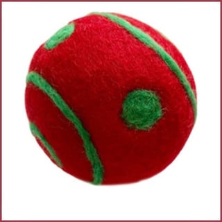 Speelbal Met Rammelaar Wolvilt